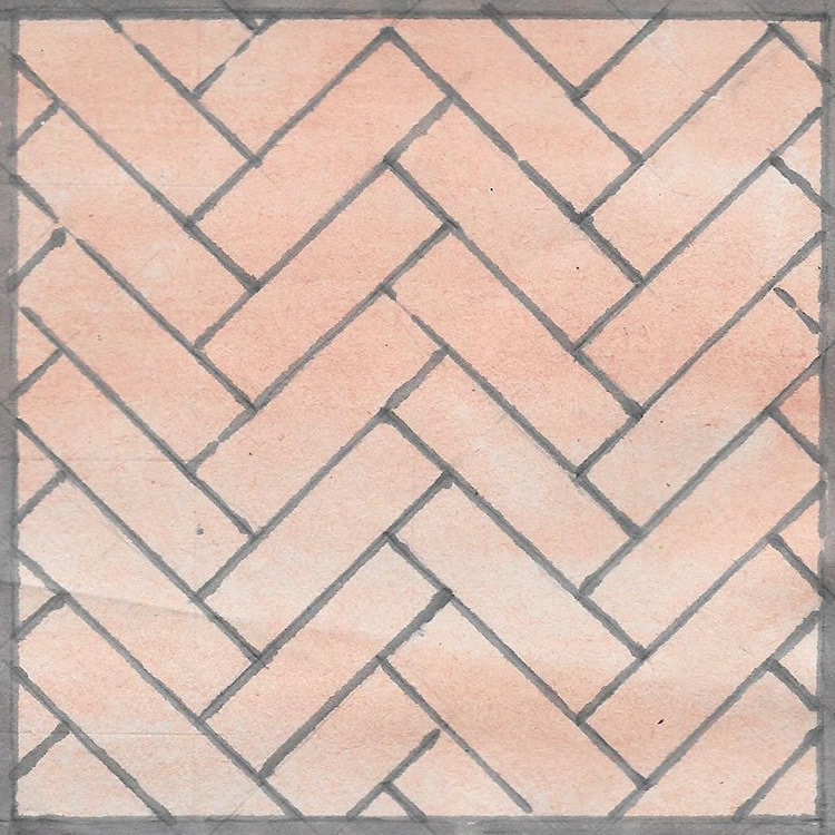 Herringbone 45&deg;