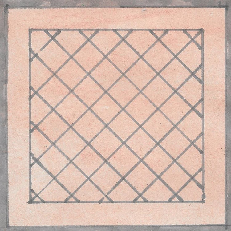 Small Diamonds with Border